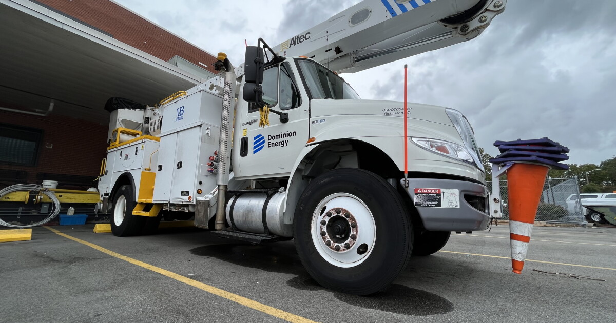 Dominion Energy crews storm prep electrical poles prior to harsh weather - Vimarsana News