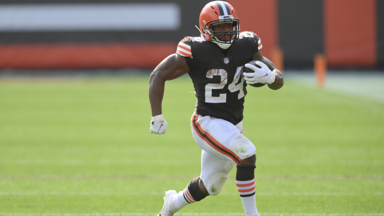 Browns running back Nick Chubb returns from IR after missing four games with MCL injury