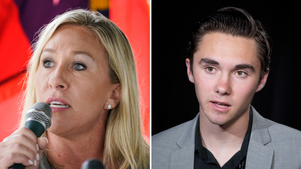 Marjorie Taylor Greene David Hogg