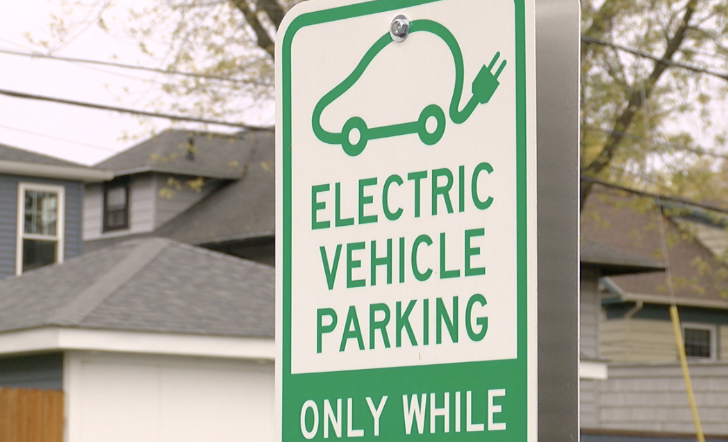 EV Parking Only Sign