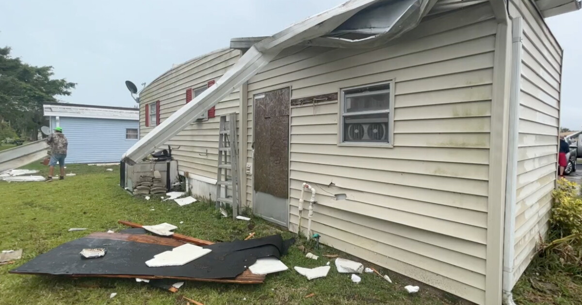 EF0 tornado damages homes in Brevard County