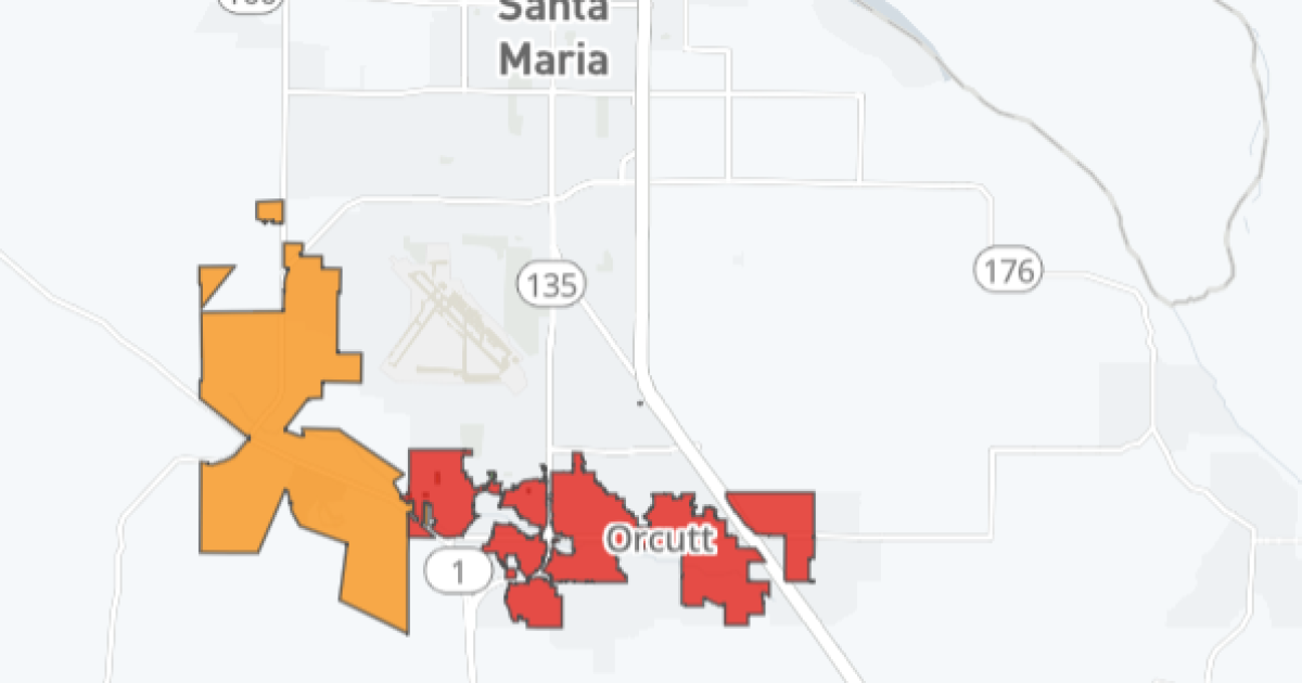 More than 5k PG&E customers without power in Orcutt area