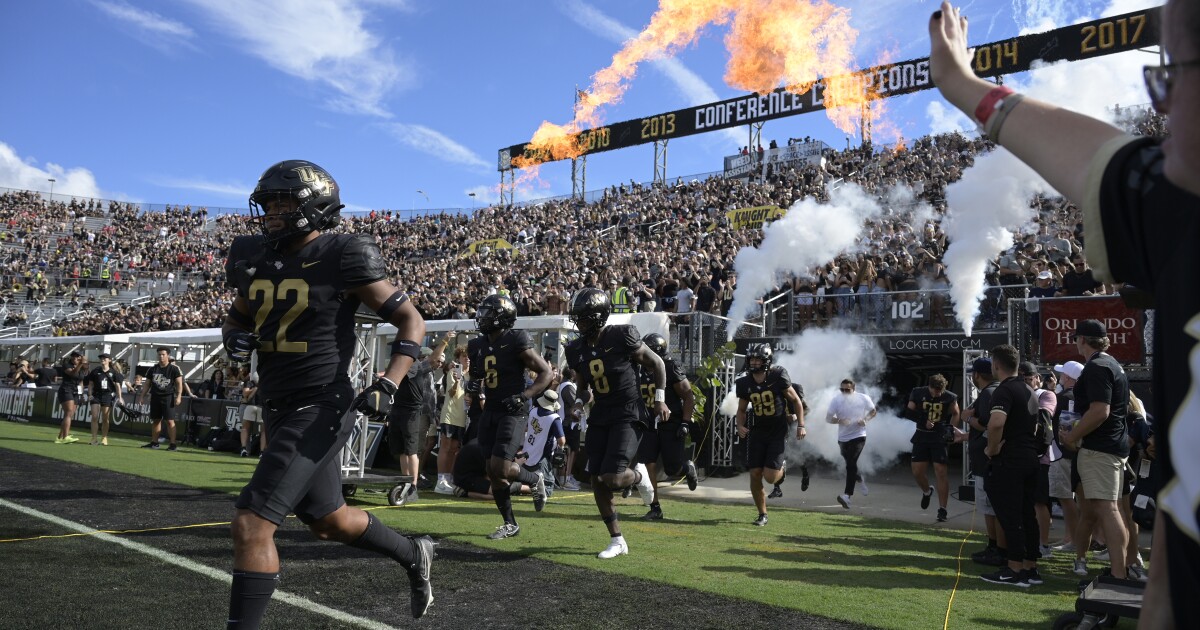 UCF lone Florida team in initial College Football Playoff rankings