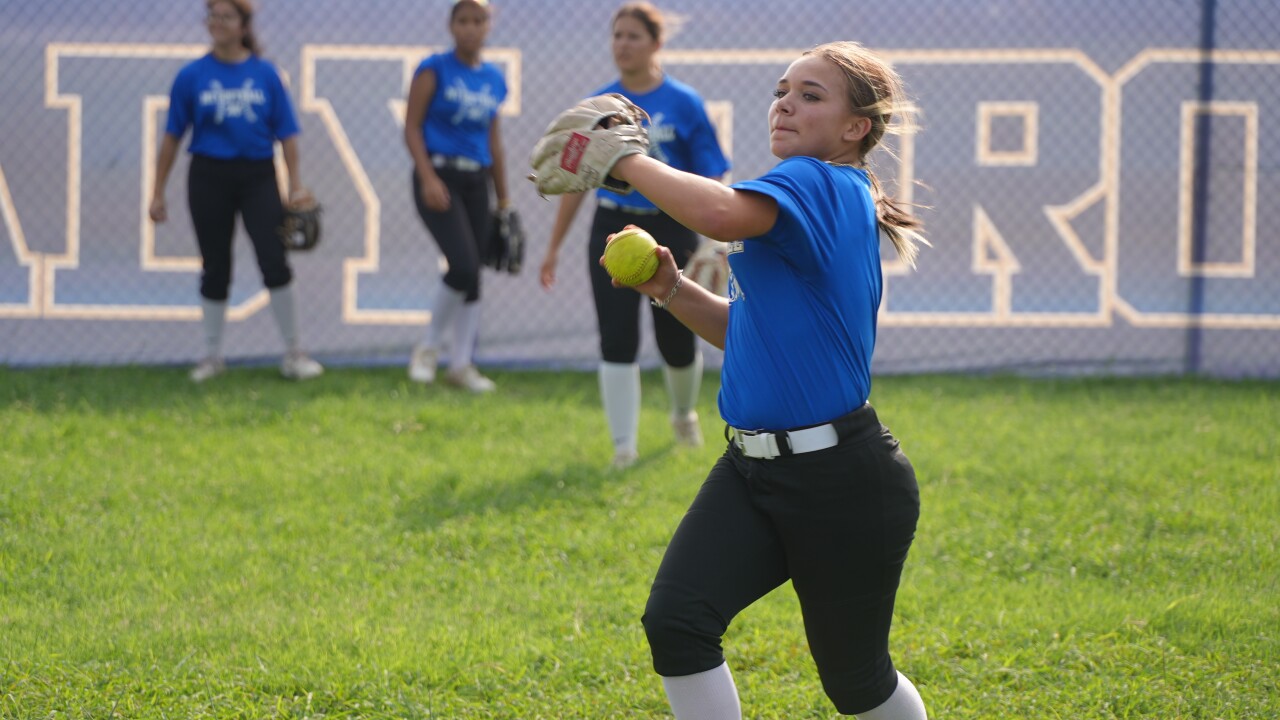 Moody freshman centerfielder Kaelynda Gallardo