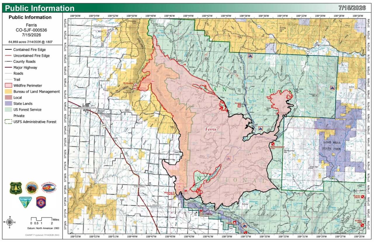 Ferris Fire July 15 2026