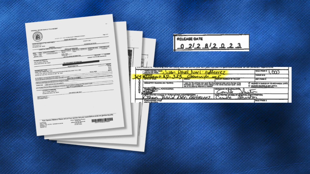 Truck title records ray co