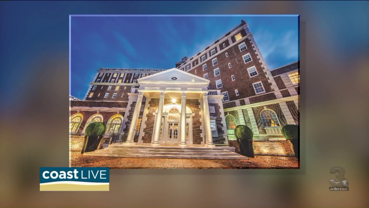 Checking out the new Cavalier Hotel with COVA Magazine on Coast Live