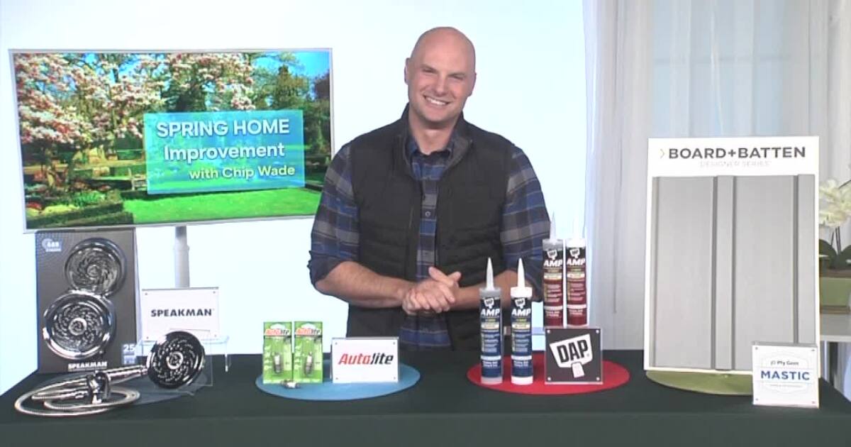 Spring home improvement tips from HGTV’s Chip Wade