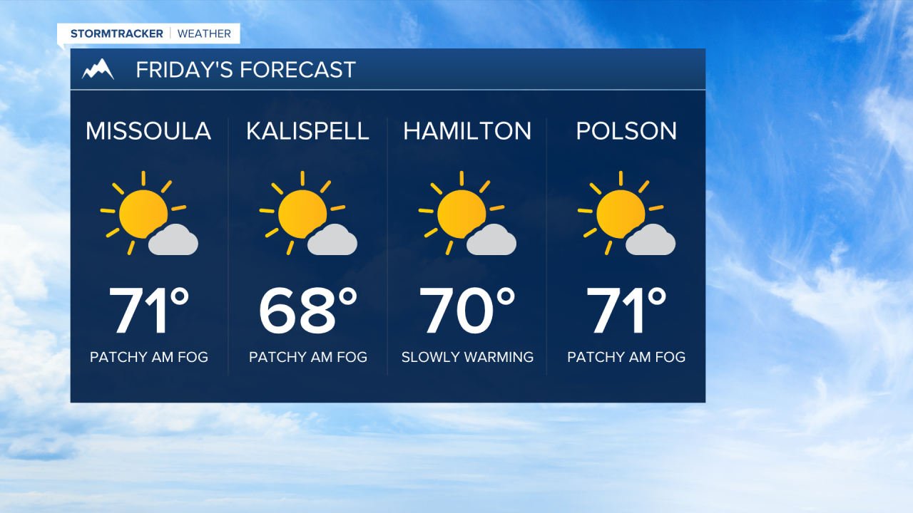 Friday's Forecast
