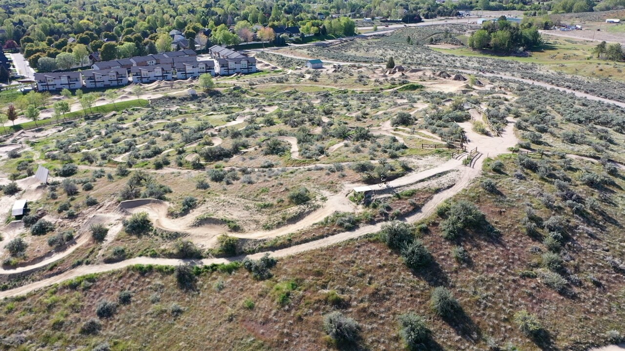 A look at one section of the different trails