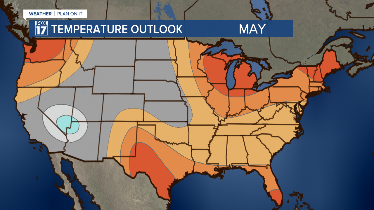 MAY TEMPERATURE OUTLOOK