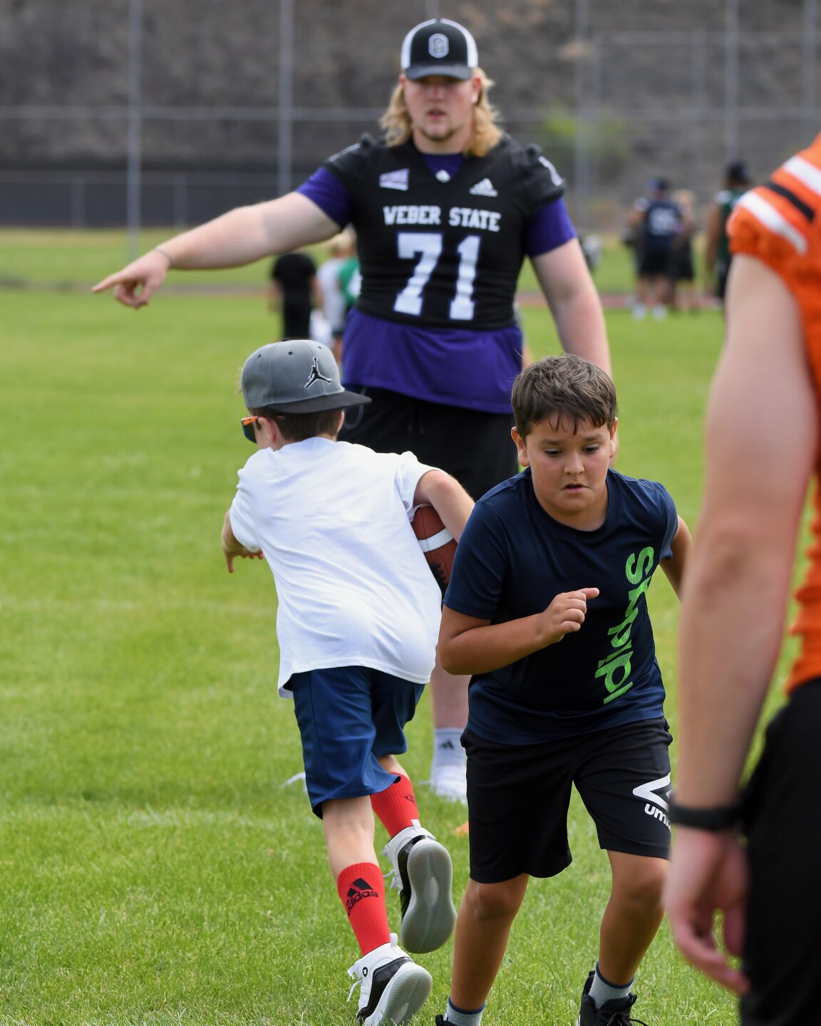 Big Sky Conference youth football clinic