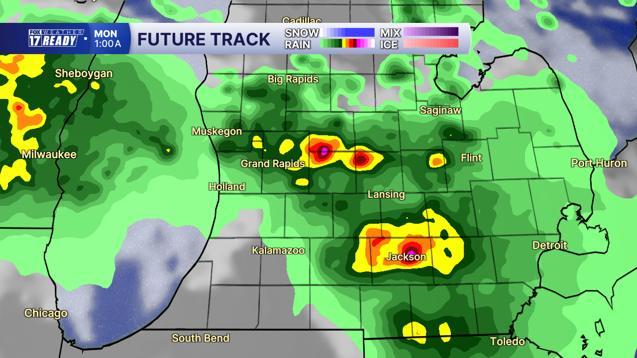 HRRR 1AM MONDAY