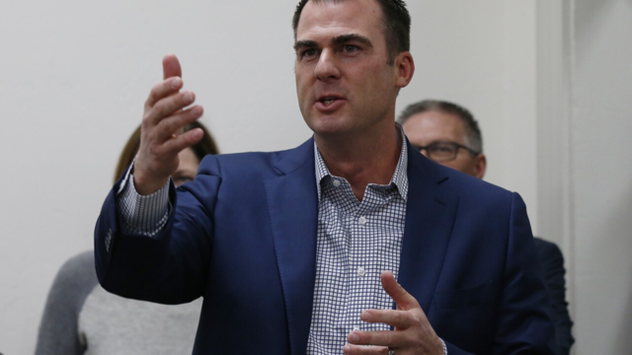 Governor-elect Kevin Stitt announces Chief of Staff, Secretary of State