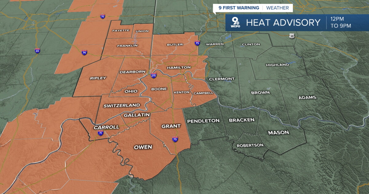 Excessive Heat Warning for Thursday