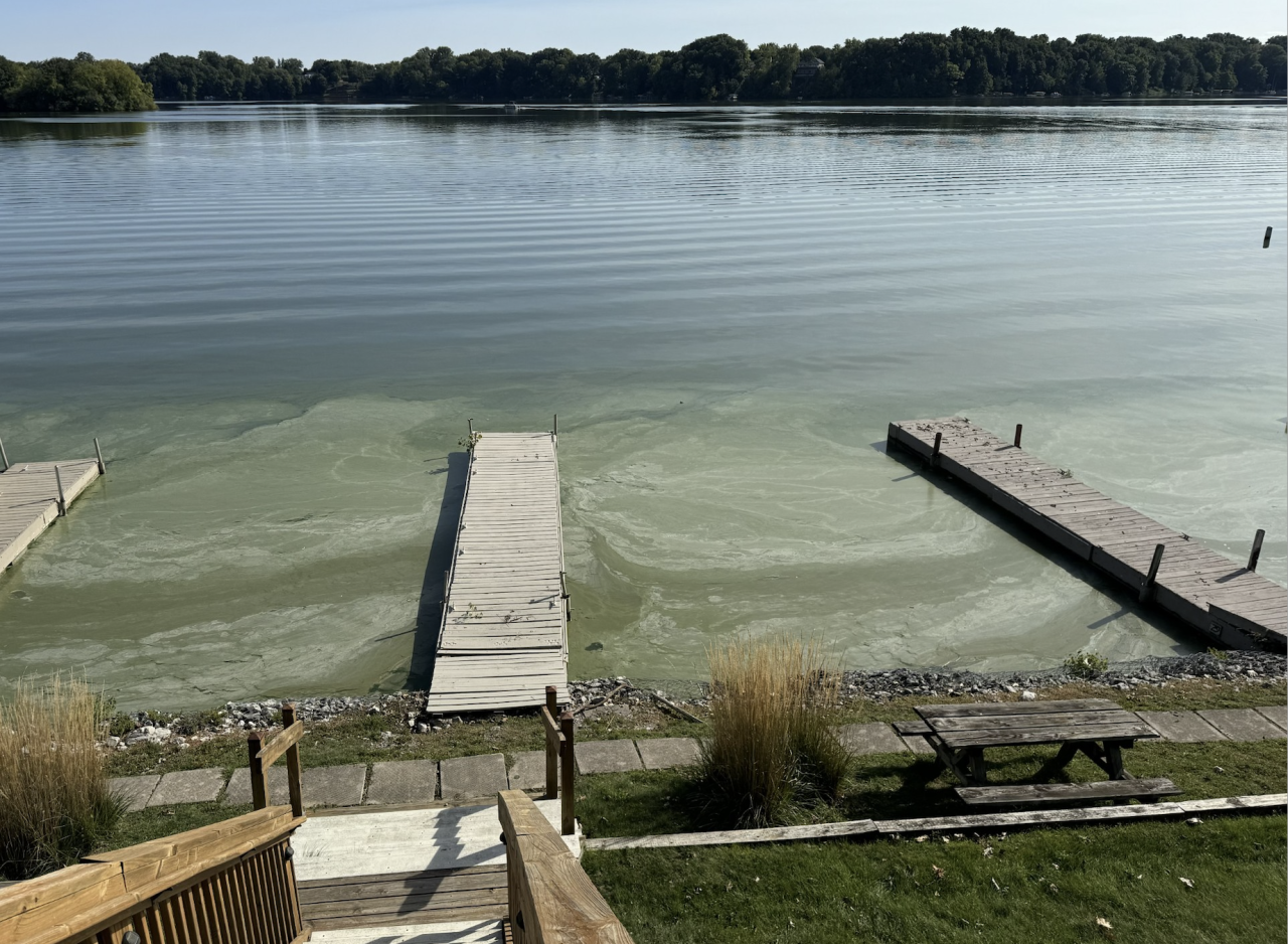 The contaminated water in Ford Lake