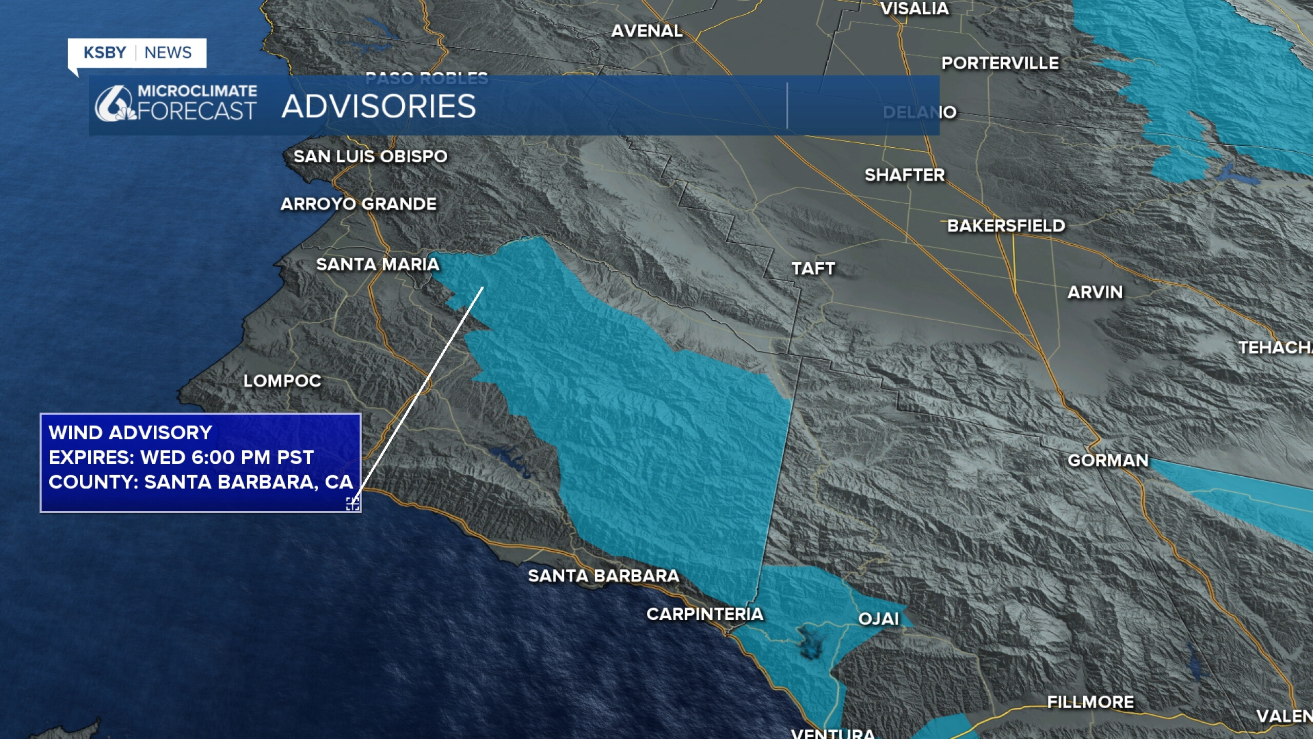 Fire conditions in parts of the Central Coast