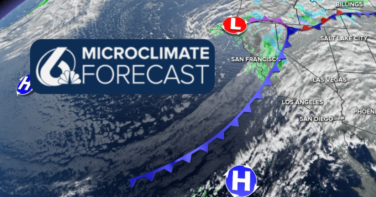 A weak cold front is bringing light rain for St. Patrick's Day