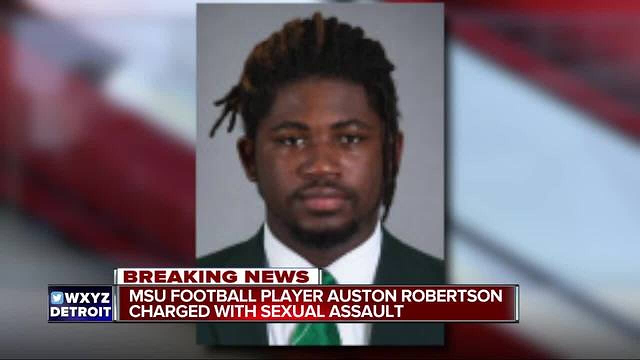 Police Arrest Former Michigan State Football Player Auston Robertson