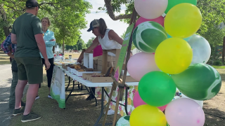 Toby's House hosted a "Dudes And Donuts" event in Gibson Park (June 2022)