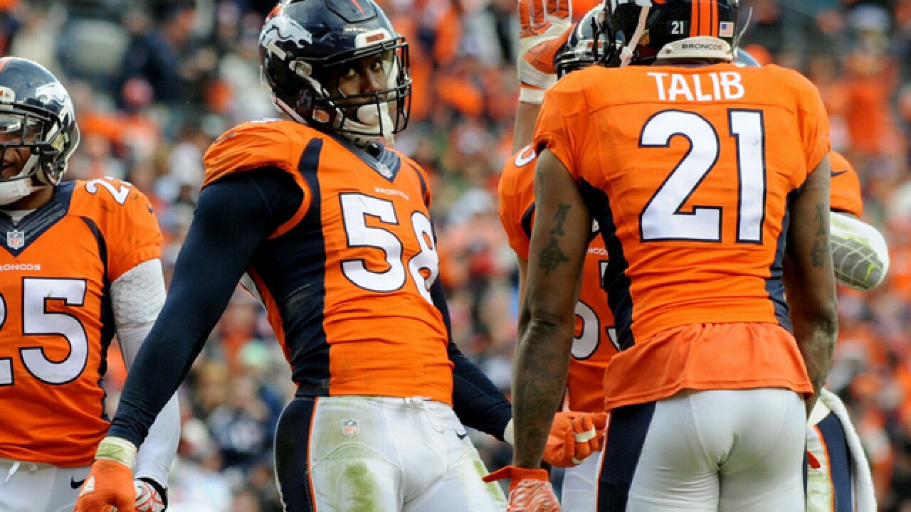 Aqib Talib and Von Miller break out dance moves Aqib Talib and Von Miller break out dance moves