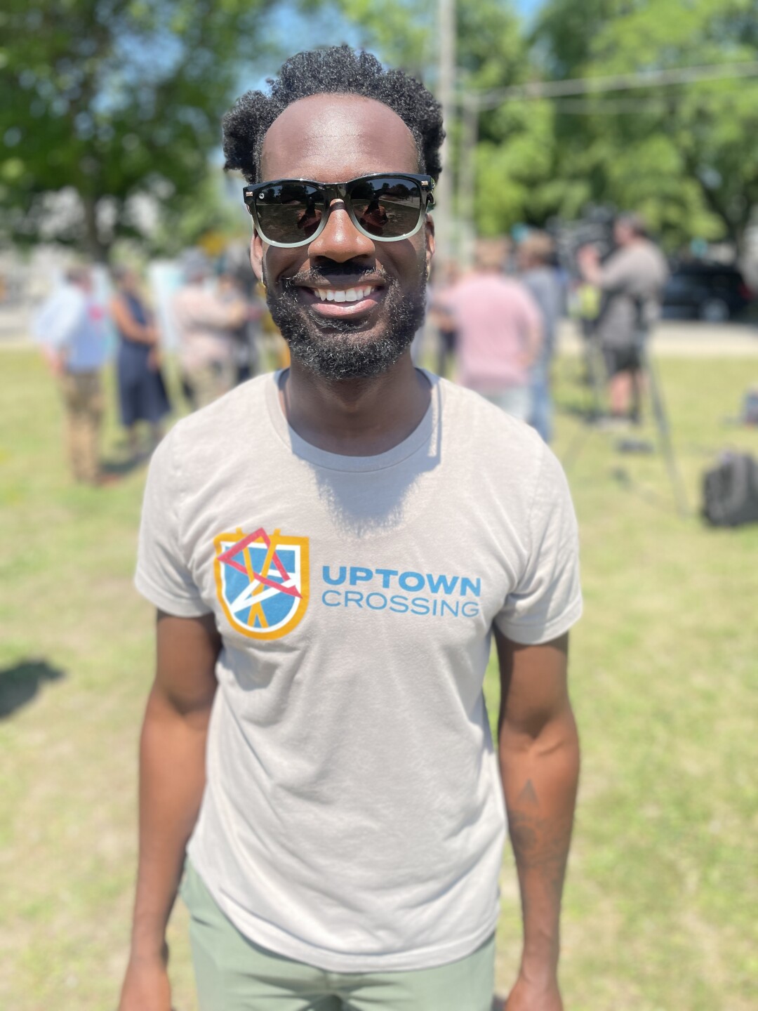 Montavius Jones, executive director of the Uptown Crossing Business Improvement District