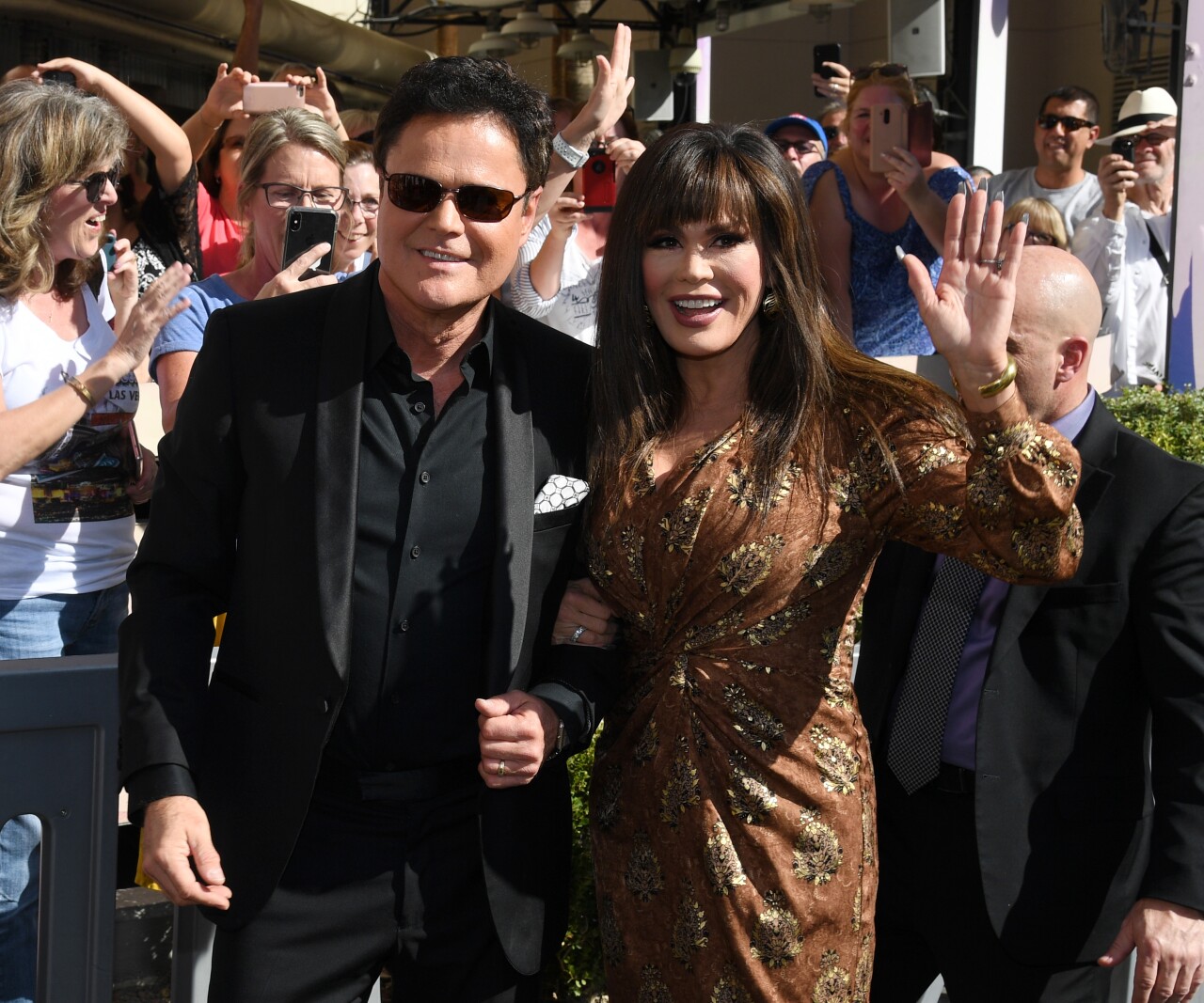 Donny And Marie Osmond Honored By The Las Vegas Walk Of Stars