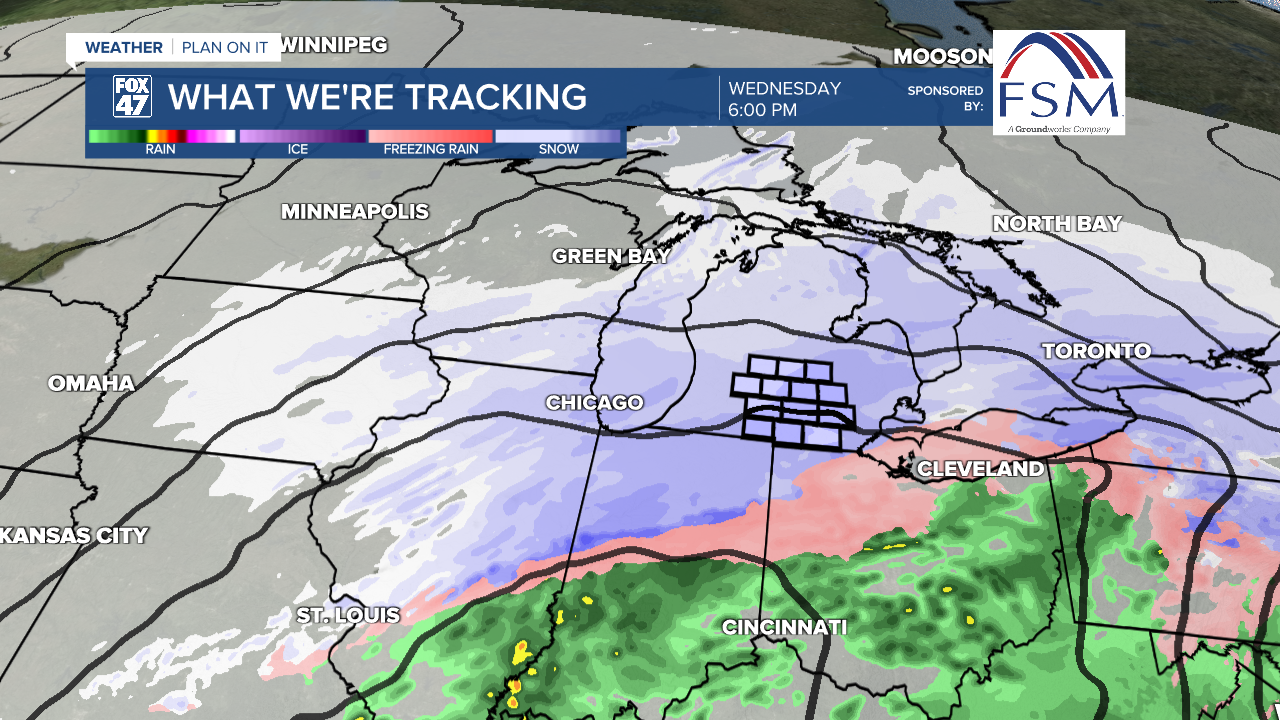 Impactful Winter Weather Arriving Wednesday Afternoon