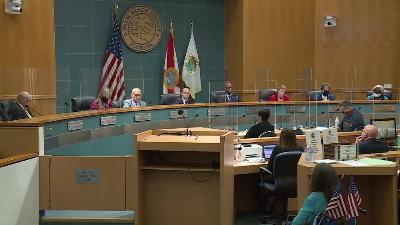 Palm Beach County commissioners vote to require masks in public, June 23, 2020