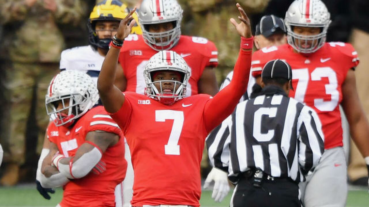 No 10 Ohio State Blows Out No 4 Michigan In Record Setting 62 39