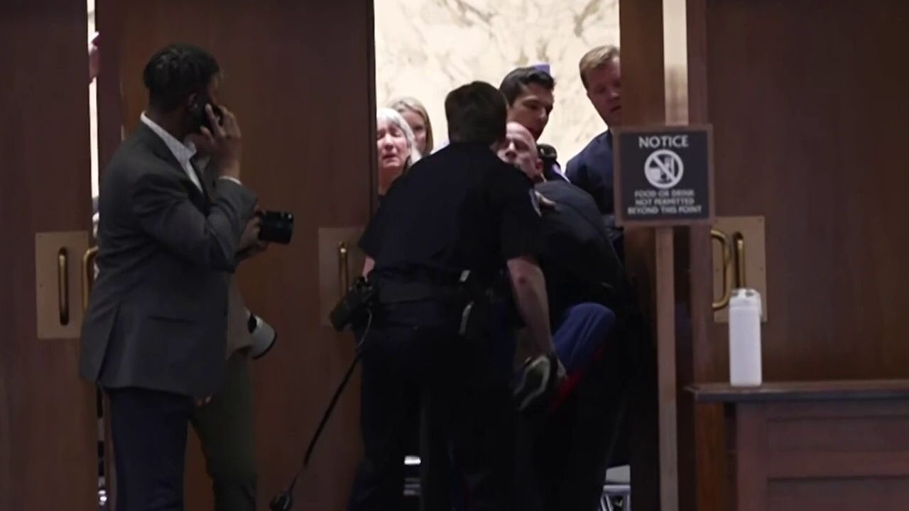 Sen. Sheehy involved in brief struggle between Capitol police and protester