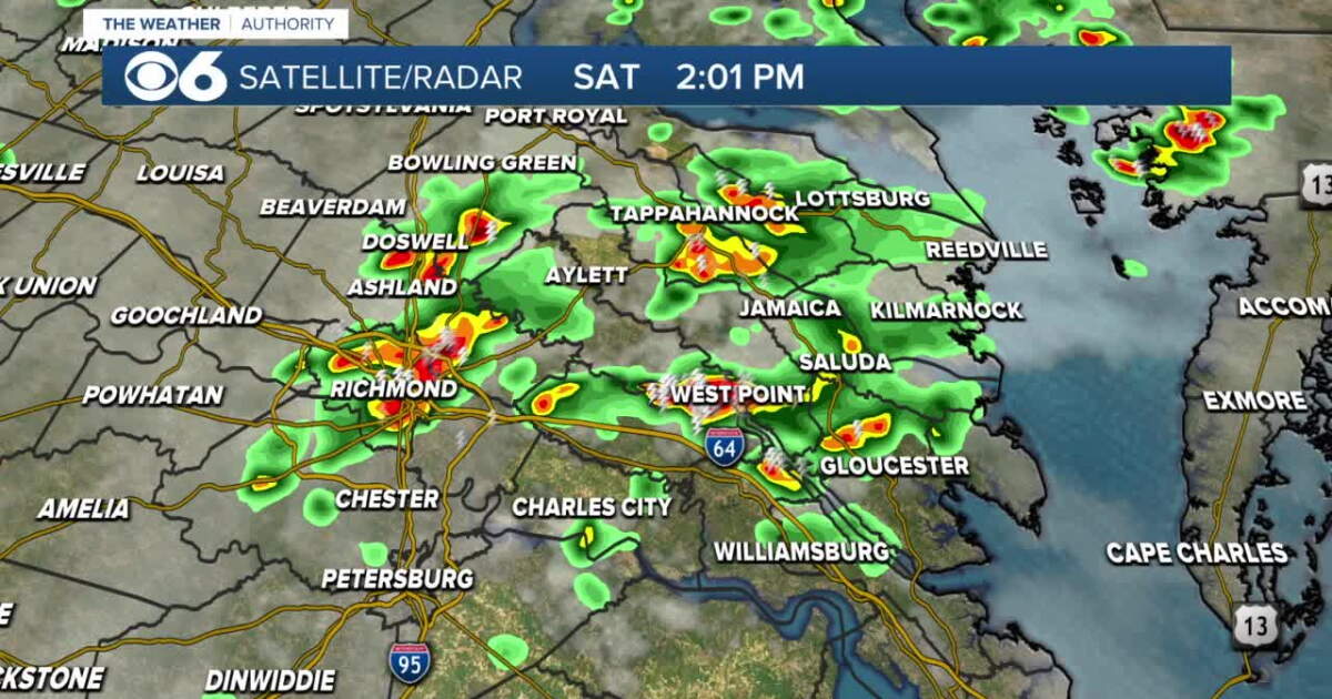 Storms knock out power to thousands across Central Virginia