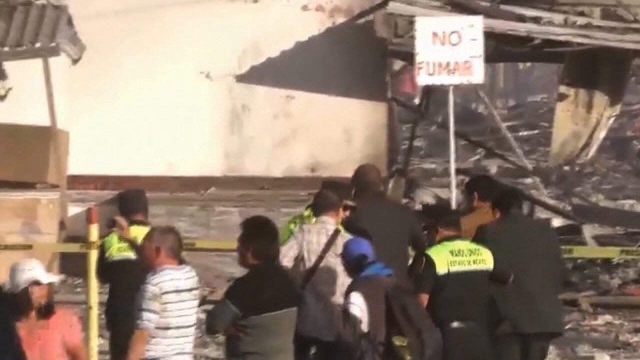Dozens killed in explosion at firework shop