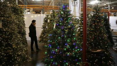 Artificial Christmas trees