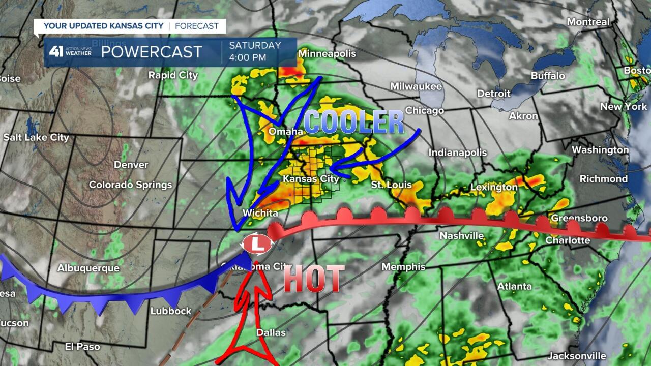 Surface Forecast Saturday