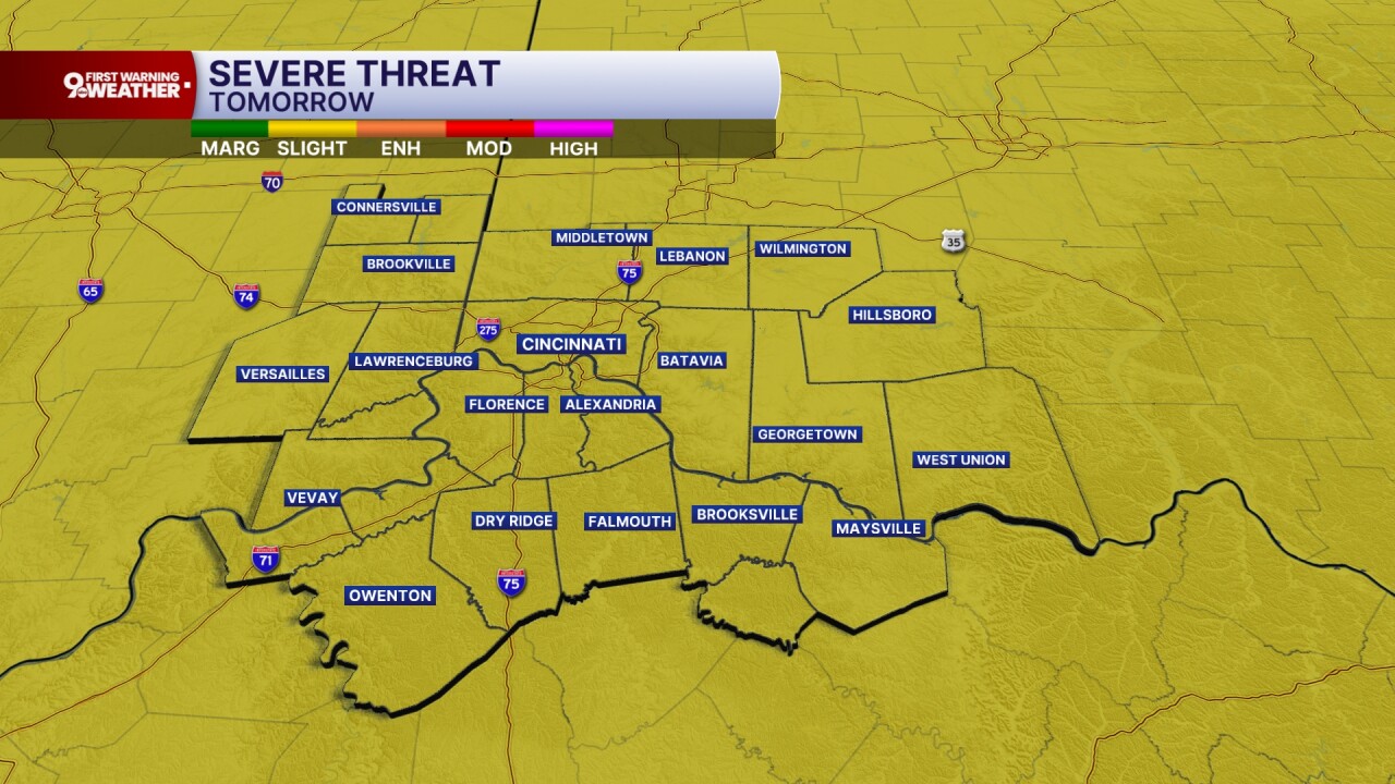 Severe Threat - Monday 
