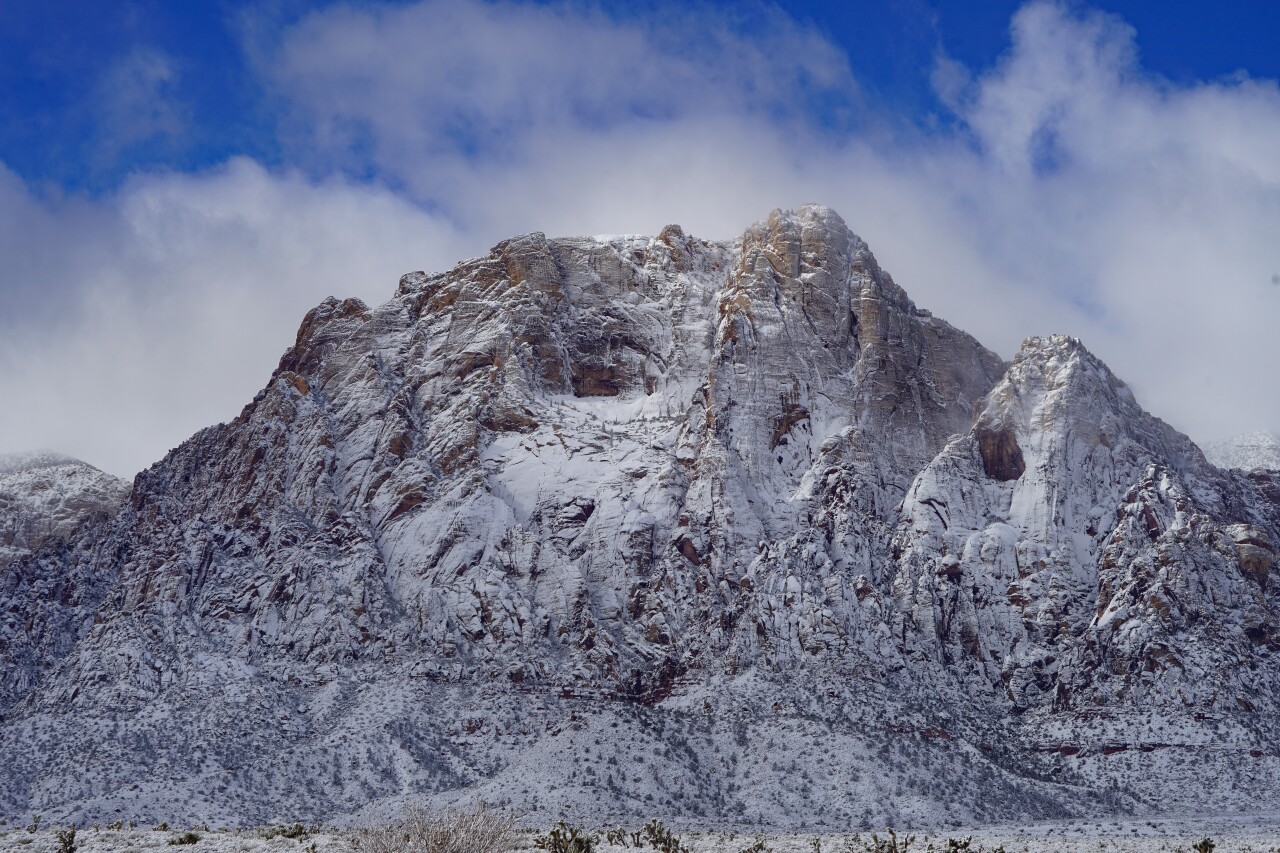 Red Rock Snow