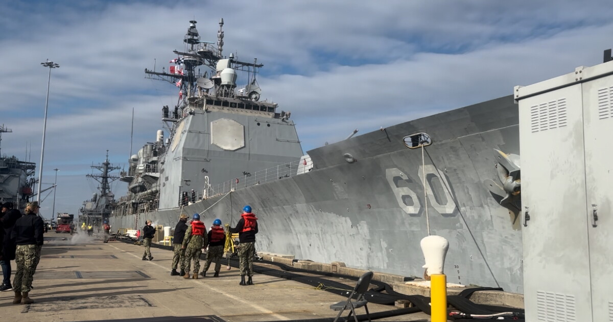 USS Normandy returns to Norfolk after extended deployment in Mediterranean - Vimarsana News