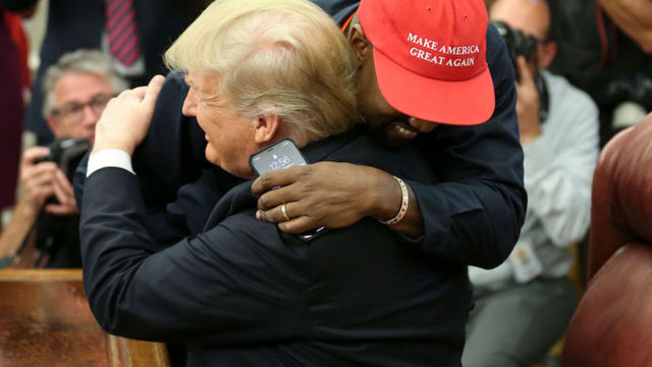 Kanye West had a lot to say at the White House