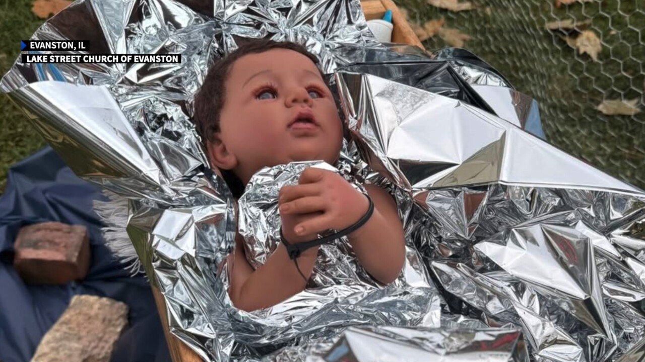 Anti-ICE Nativity scene