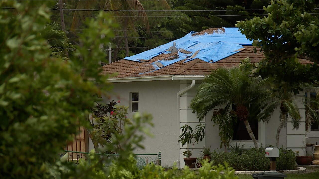 Tornado Aftermath in New Monrovia Park