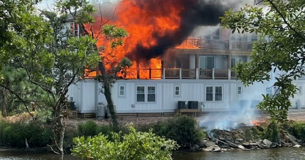 7 displaced after large fire in Colington Pointe area of Kill Devil Hills - Vimarsana News