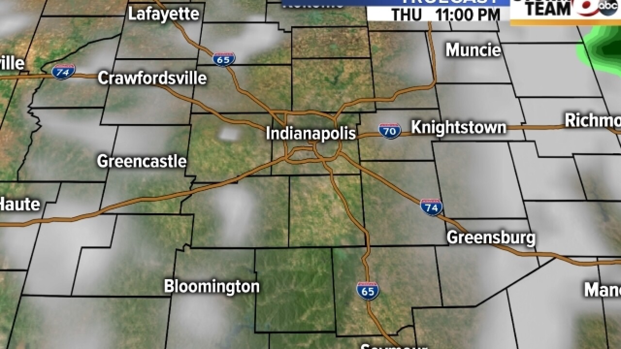 TIMELINE: Severe weather headed toward Indiana