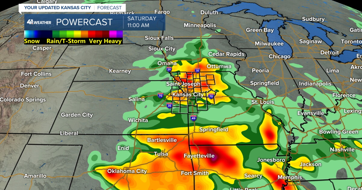 KSHB 41 Weather Blog | Periods of Rain this weekend in Kansas City