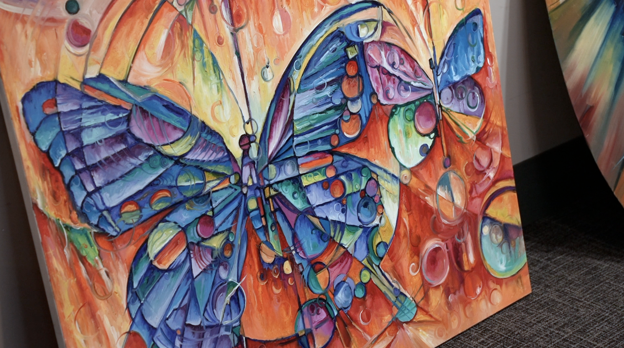 Butterfly painting