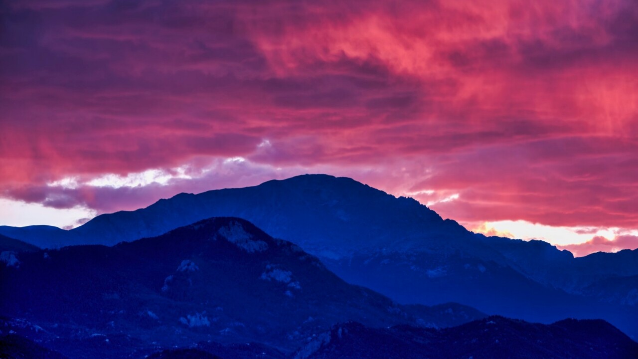 Pikes Peak Sunset