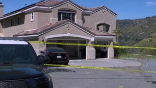 exterior of renfro way airbnb house party shooting with police tape