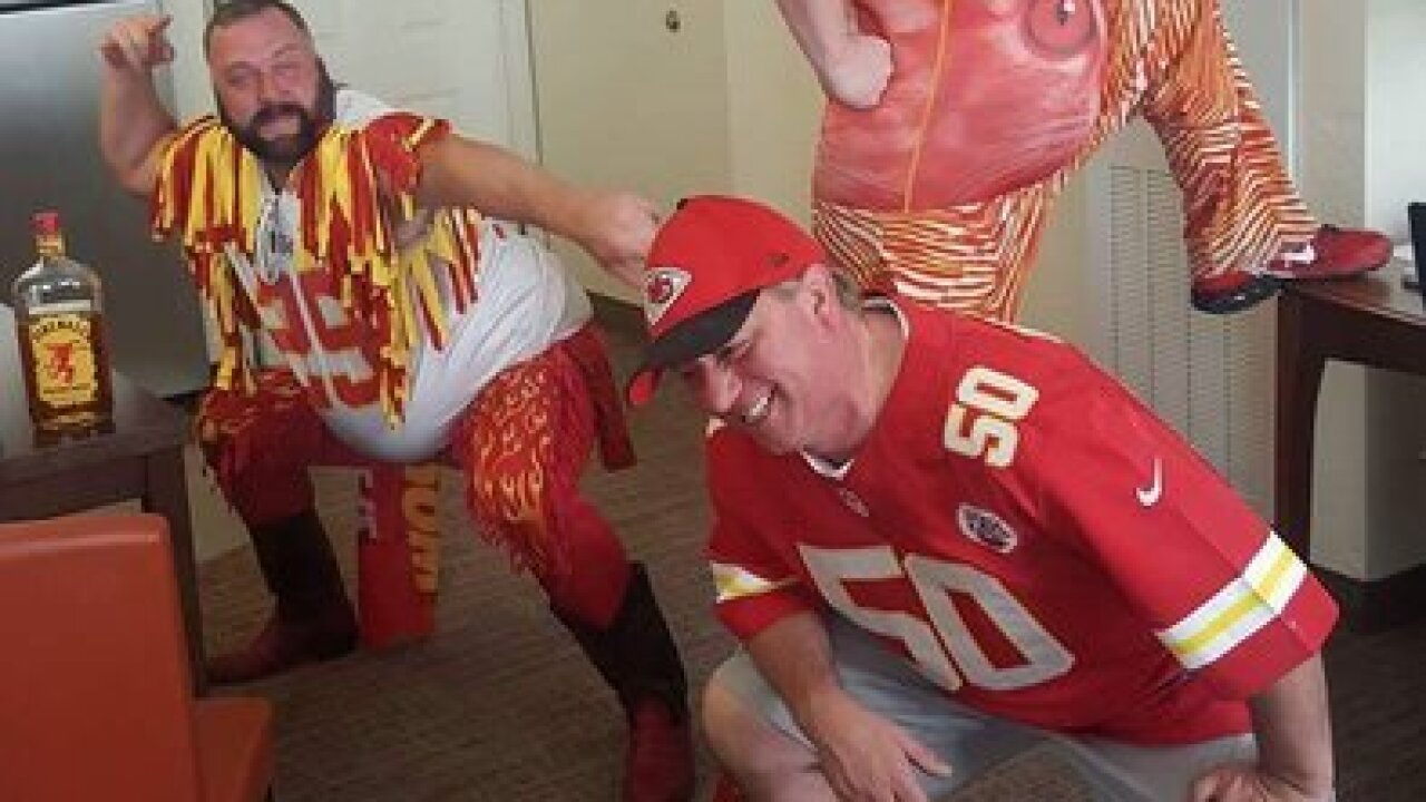 PHOTOS: Fans get ready for Chiefs Wild Card game