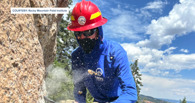 Boulder on the Barr Trail