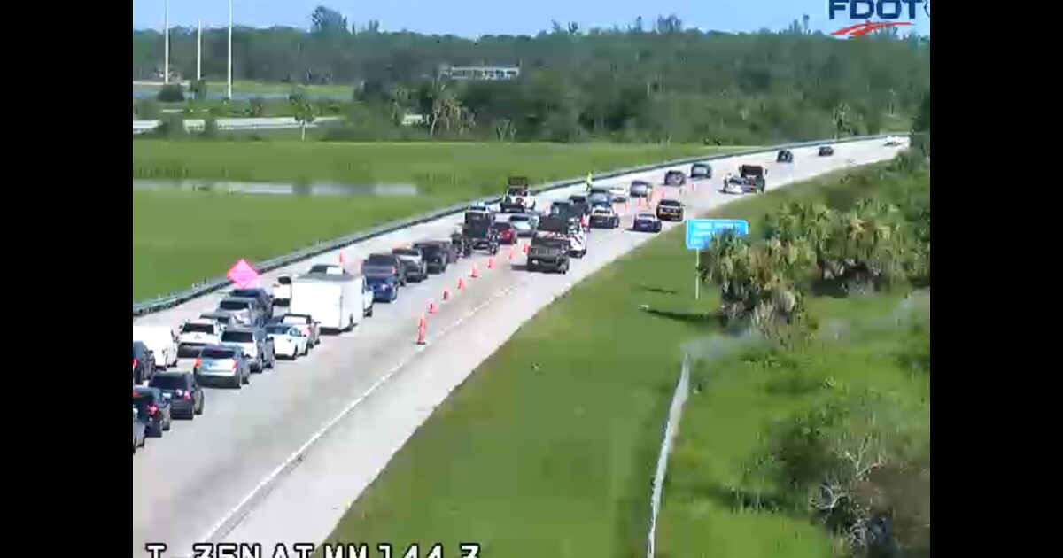 Florida Highway Patrol on scene of fatal crash on I75